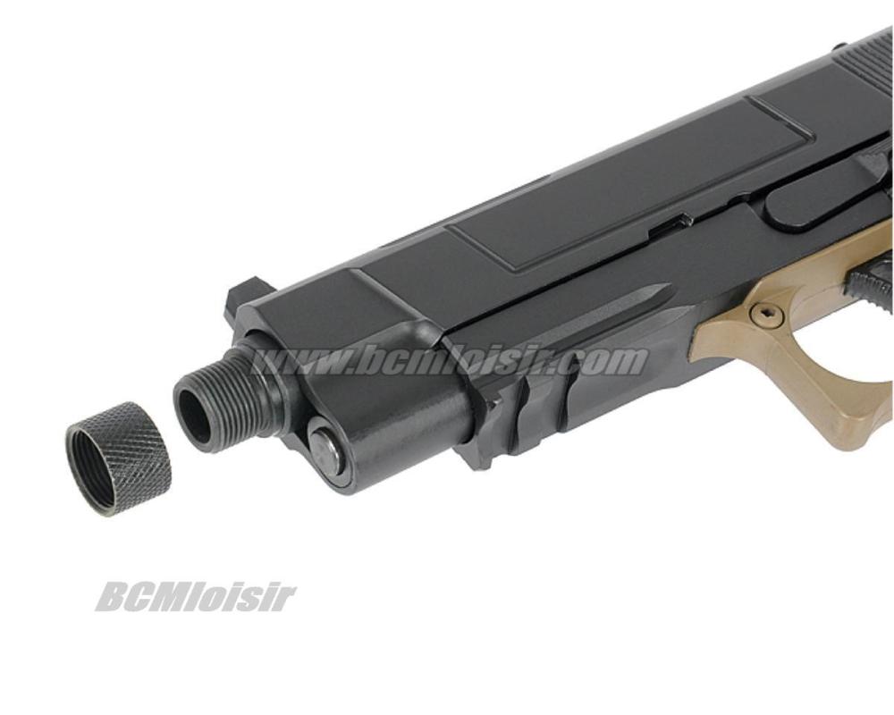 Pistolet R609 VII Pro Silver Full Metal Gaz Blowback