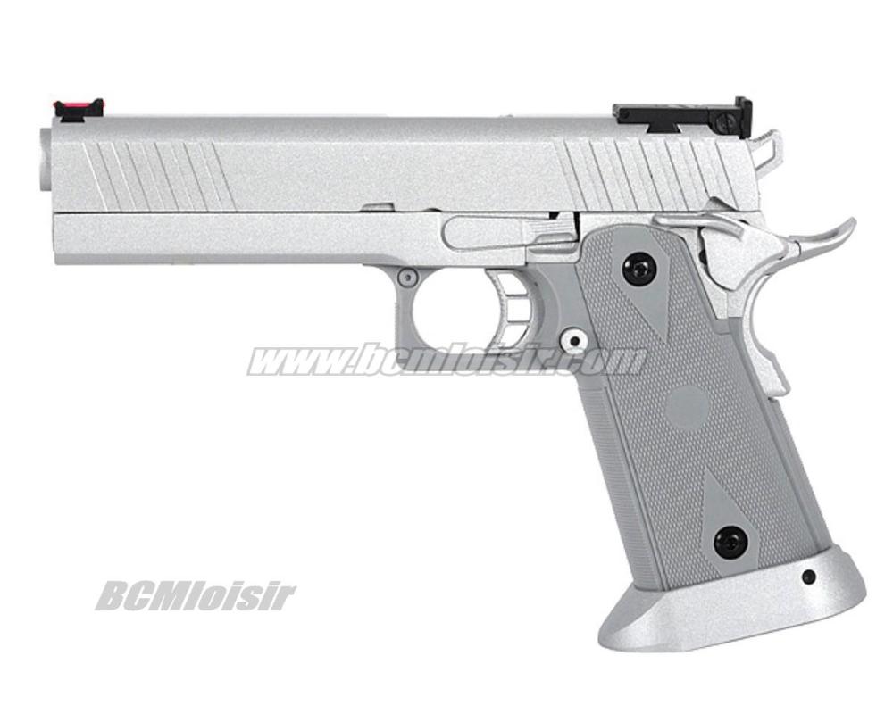 Pistolet R609 VII Pro Silver Full Metal Gaz Blowback