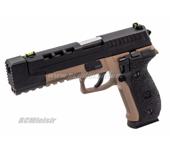 P226 X Vorsk Black Tan Full Metal Gaz Blowback 1J