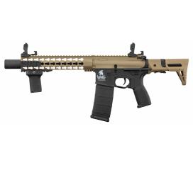 M4 Carbine LT19 Gen 2 PDW Silencer Lipo AEG Pack Complet Noir et Tan