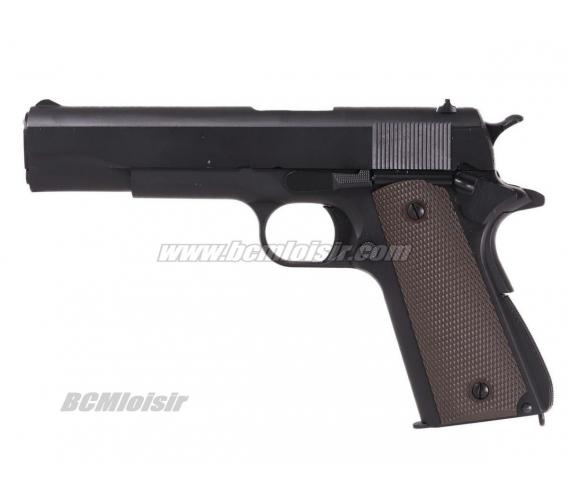 Replique Colt 1911 Full Metal Gaz Blowback Golden Eagle