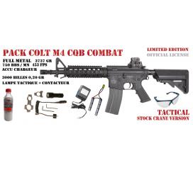 Pack Colt M4 CQB full metal AEG limited