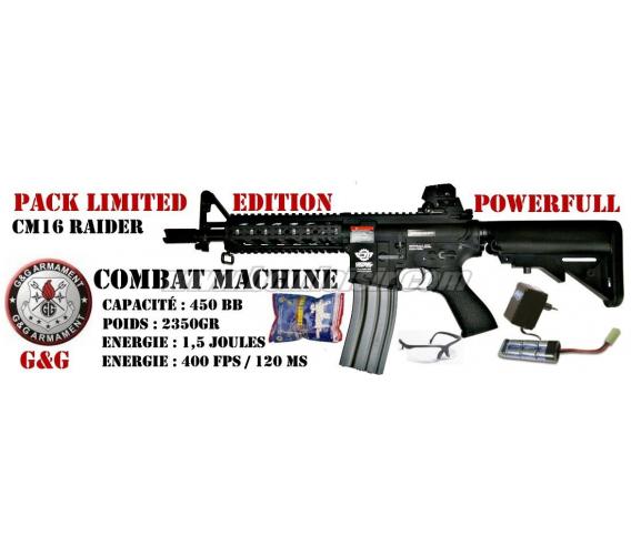 Pack CM16 Raider carbine combat machine by G&G