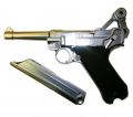 Luger P08 S full metal chrome GBB WE