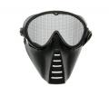 Masque de protection DMoniac grillagé noir 