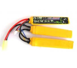Batterie LI-PO 11,1 V 3 elements 1100 mah 
