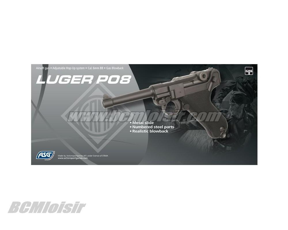 Pack Pistolet MK23 Gaz avec Silencieux ASG Powergun Airsoft