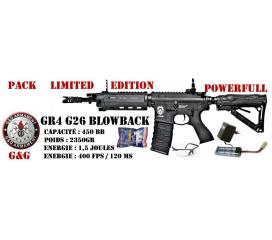 Pack GR4 carbine G26 blowback by G&G black