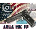 Colt 1911 MK IV full metal CO2 blowback 466 fps + Adaptateur Silencieux