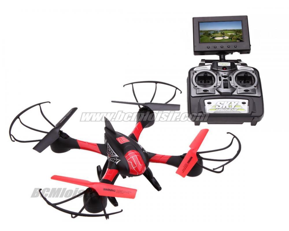 nuance skrue stribe Drone Sky Hawkeye FPV 5,8 GHZ Camera avec Ecran