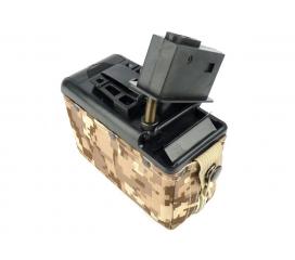 Chargeur Ammobox Electrique M249 1200rd Classic Army