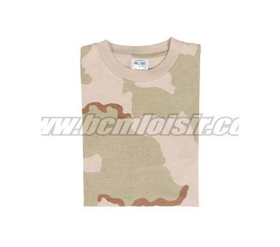 T-Shirt camouflage Desert (3 couleurs)