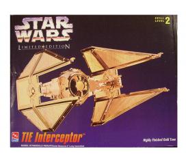 Tie Interceptor Star Wars Gold Edition Amt Ertl