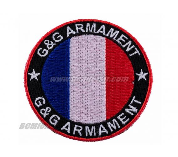 Acheter Patch drapeau français brodé avec boucle à crochet, emblème  national français