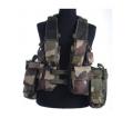 Gilet tactical mutlipoches woodland
